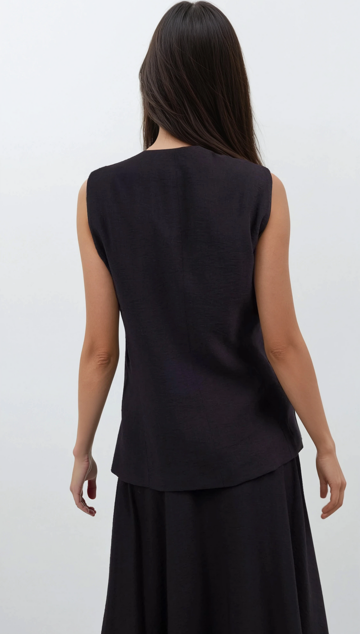 Architect Wrap Vest & Flow Skirt Set
