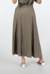 Architect Wrap Vest & Flow Skirt Set