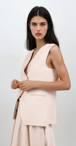 Architect Wrap Vest & Flow Skirt Set