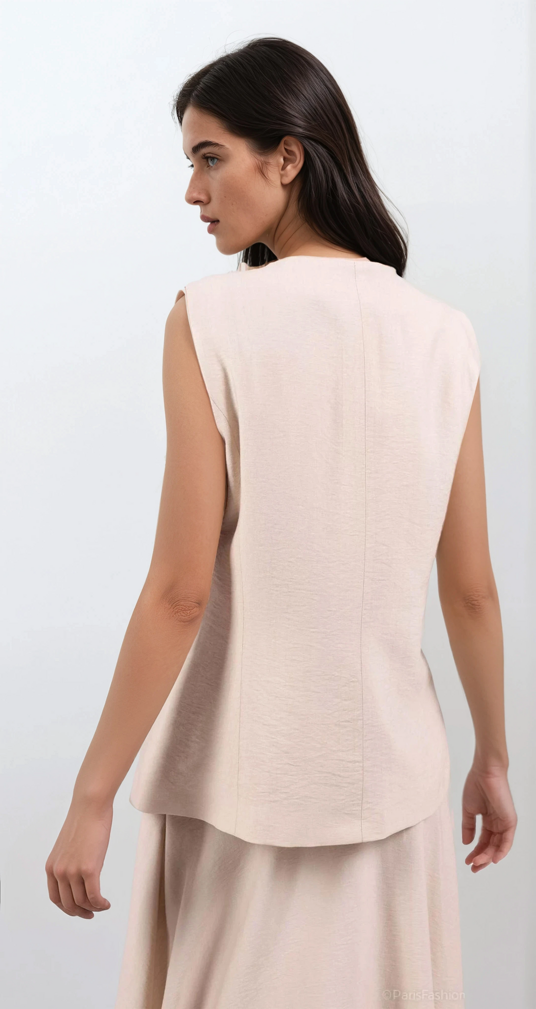 Architect Wrap Vest & Flow Skirt Set