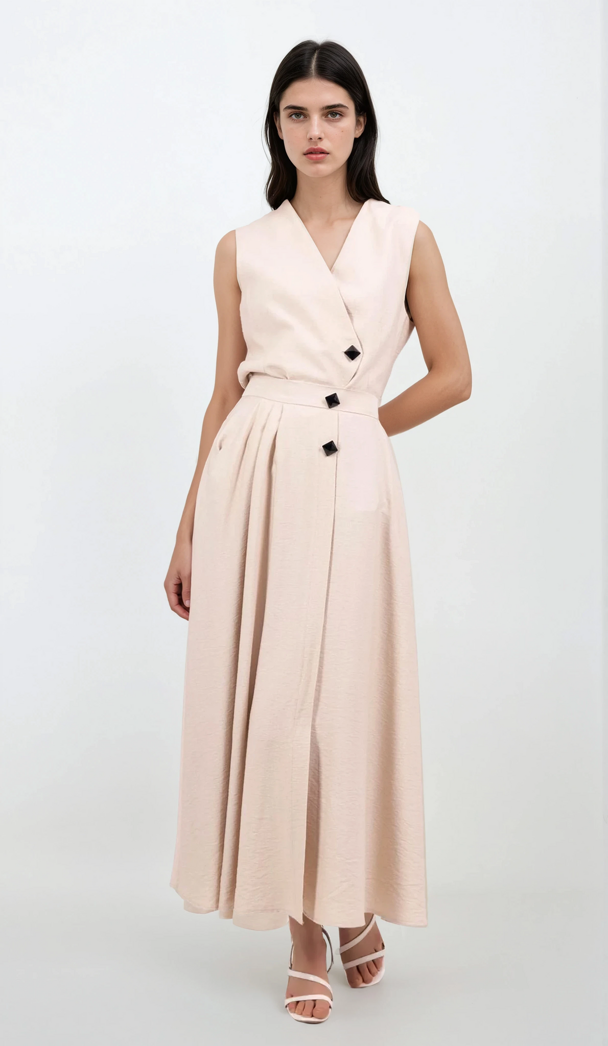 Architect Wrap Vest & Flow Skirt Set